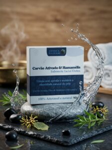 Sabonete Facial Detox Carvão & Hamamélis Cuenca Natural - sabonete facial - Cuenca Natural