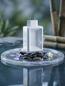 Aromatizador Elétrico Bi-volt Porcelana Di Terrae - difusor elétrico - Cuenca Natural