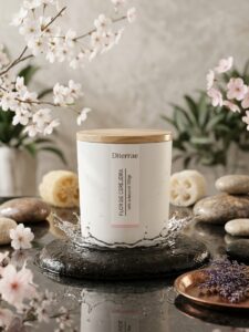 Vela Flor de Cerejeira Di Terrae - velas aromáticas - Cuenca Natural