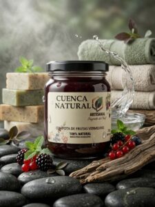 Compota Frutas Vermelhas Segredo do Chef Cuenca Natural - geleia de frutas vermelhas - Cuenca Natural