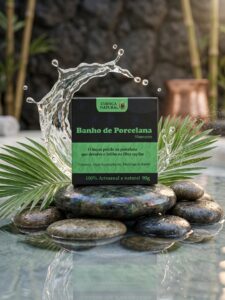 Shampoo Sólido Banho de Porcelana Cuenca Natural - shampoo em barra - Cuenca Natural