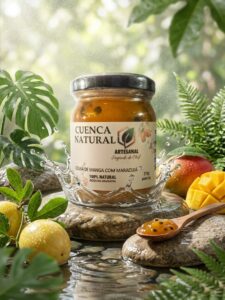Geleia Manga com Maracuja Segredo do Chef Cuenca Natural - geleia de maracujá - Cuenca Natural