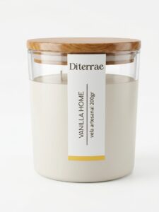 Vela Vanilla Di Terrae - velas aromáticas - Cuenca Natural - Foto 2