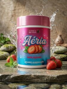 Aéria (Sabor Morango) Cuenca Natural - psyllium - Cuenca Natural
