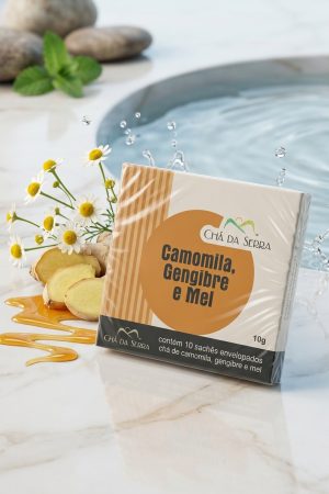 Camomila, Gengibre e Mel Chá da Serra - chá de gengibre - Cuenca Natural