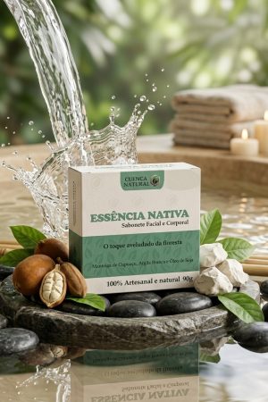 Sabonete Facial e Corporal Essência Nativa - sabonete facial - Cuenca Natural