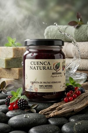 Compota Frutas Vermelhas Segredo do Chef Cuenca Natural - geleia de frutas vermelhas - Cuenca Natural