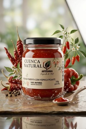 Geleia Pimenta com Paprica Segredo do Chef Cuenca Natural - geleia de pimenta - Cuenca Natural